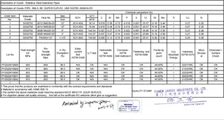 ASTM A790 UNS S32750 Steel Pipe