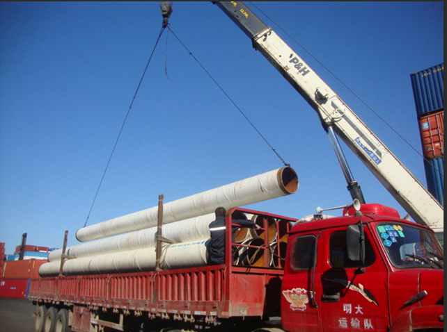 3-Layer Polypropylene Steel Pipe Shipment