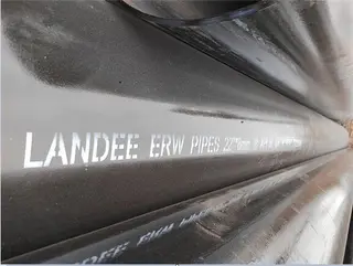 ASME B36.10 ERW Pipe, ASTM A53 GR B, 22 Inch, DN550, BE