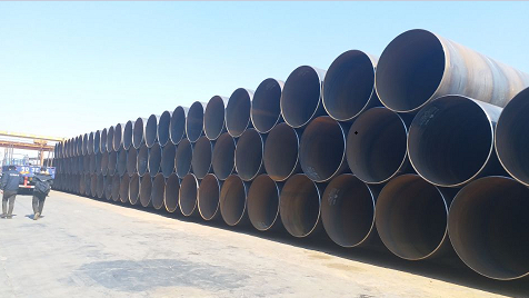API 5L Grade B PSL1 SSAW Pipe, 48IN, THK 15 mm