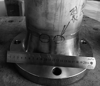 Analysis of the Cracking Cause of High-Neck Flanges