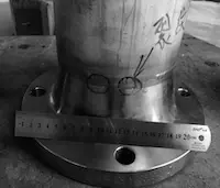 Analysis of the Cracking Cause of High-Neck Flanges