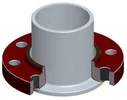 Installation of Main Bolts for Lap Joint Flange in High-Temperature Gas-Cooled Reactors