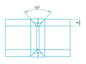 welding sequence from 1 to 2