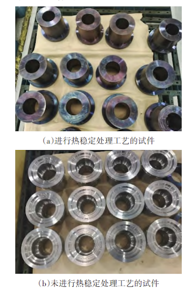Comparison of flange test specimens
