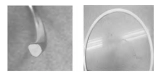 Penetrant-testing results of removed nickel gasket