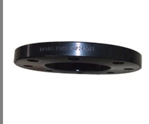 Black Cast Steel Plate Flange, DN100, FF, PN16
