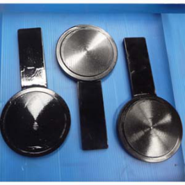 ASME B16.5 Blind Spade Flange, A350 LF2, DN50, PN50, Black