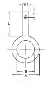 ASTM A105 Ring Spacer Flange, PN64, FF, JIS B2212, BS 3293 - Landee Flange