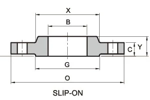 ASTM A105 Slip On Flange, 150 LB, 8 Inch - Landee Flange