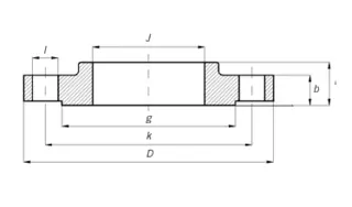 RF Slip On Flange, API 590, ANSI B16.28 - Landee Flange