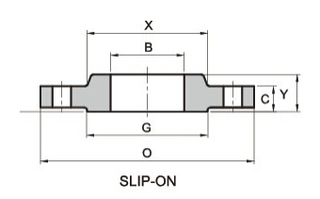 JIS B2313 PN25 Slip-On Flange, RF, ASTM A350 LF2 - Landee Flange