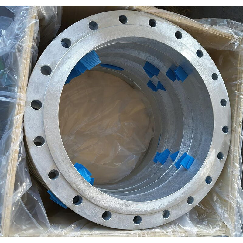 Zinc Coated SO Flange, JIS B2220, ASTM A105, 500A, 20 IN, RF