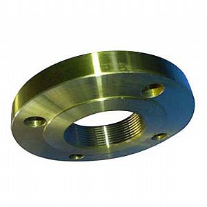 ASTM A182 NPT Thread Flange, Golden Coated, RF