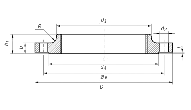 Carbon Steel Thread Flange, RF, Golden, PN150 - Landee Flange