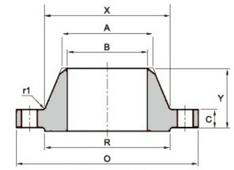 ANSI B16.47A WN Flange, DN650, PN100, RF- Landee Flange