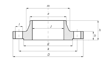 ANSI Forged Welding Neck Flange, SCH STD - Landee Flange