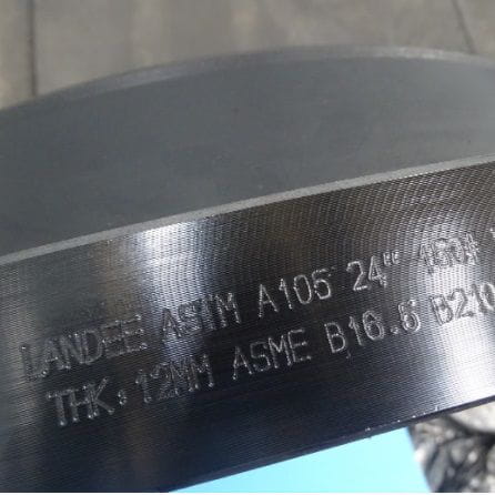 ASTM A105 Weld Neck Flange, Carbon Steel, 24 Inch, 150 LB