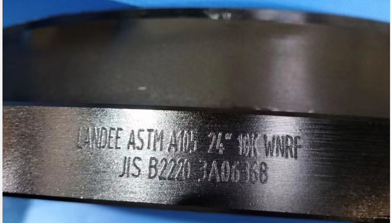 JIS B2220 10K Weld Neck Flange, ASTM A105, 24 Inch, DN600