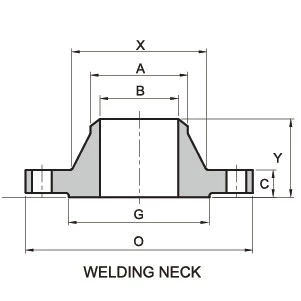 A182 F316L Weld Neck Flange, 10IN, CL600