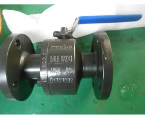 ASTM A105N Floating Ball Valve, A182 F6A Ball & Seat, DN40, PN20