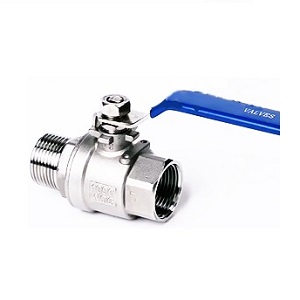 SS 316L Floating Ball Valve, 1/2 Inch, 1000 WOG, RPTFE Seat