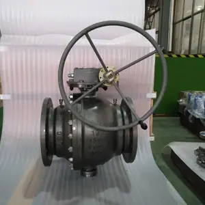 ASTM A352 LCC Ball Valve, A182 F316L Stem, Flanged End, 12IN, 150LB