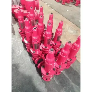 Carbon Steel Angle Safety Valve, A105N, DN80 x DN50, 130 PSI