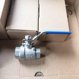 Stainless Steel SS 304 Ball Valve, 1/2 Inch, DN15, 10K, FNPT