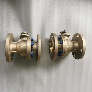 ASTM B148 C95800 Ball Valve, ASME B16.34, 3*2 IN, 150 LB, FF