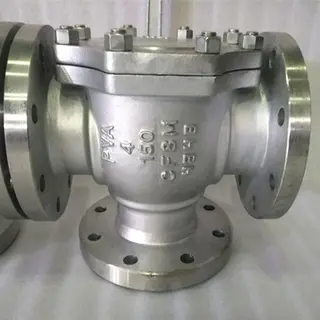 Stainless Steel A351 CF8M Ball Valve, Three-ways, DN100, CL150