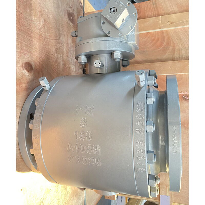 API 6D Trunnion Ball Valve, Carbon Steel A105N, 8 IN, 150 LB