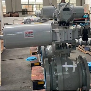 Hydraulic Actuator Ball Valve, WCB, 12 Inch，300 LB, API 6D