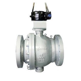 API 6D Trunnion Mounted Ball Valves, A216 WCB, 10 IN, 300 LB