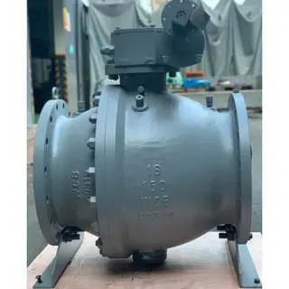 Side Entry Trunnion Ball Valve, 18 IN, 150 LB, API 6D, RF
