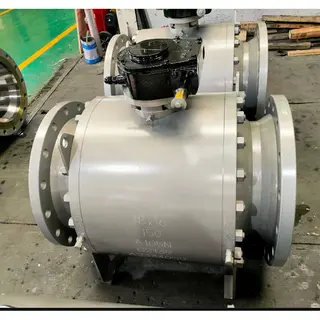 Carbon Steel Trunnion Ball Valve, API 6D, A105N, 18 * 16 IN