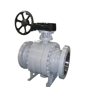 A105 3-PC Trunnion Mounted Ball Valve, API 6D
