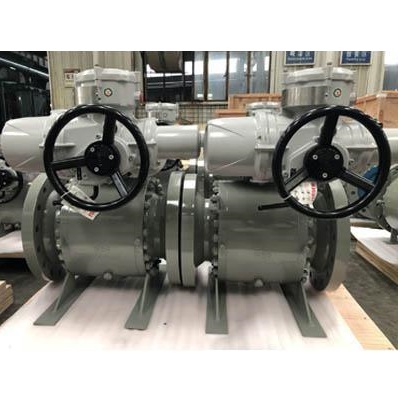 Rotork MOV Reduced Bore Ball Valve, NPS 12 x 10 Inch, 300 LB