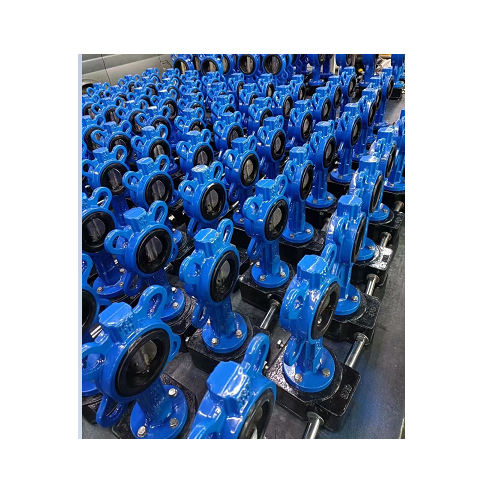 Cast Iron GGG40 Butterfly Valve, Wafer, 10 IN, 150 LB