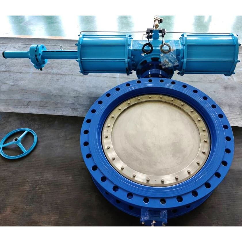 Ductile Iron Pneumatic Butterfly Valve, A536, 36 IN, CL150