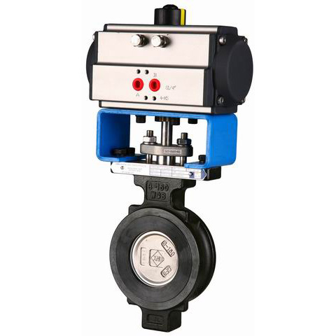 Pneumatic Butterfly Valve, Metal Seat, 300#, 600#