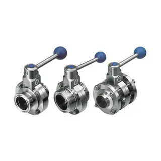 Sanitary Butterfly Valve, 1.4404, 1.4301, SS 304, SS 316L