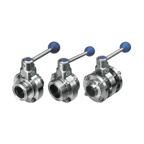 Sanitary Butterfly Valve, 1.4404, 1.4301, SS 304, SS 316L