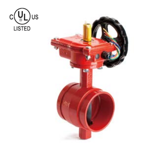 MSS SP-67 Firefighting Butterfly Valve, Ductile Iron, 2-8 IN
