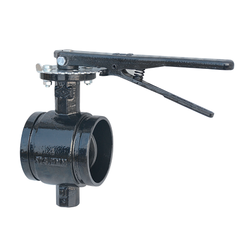MSS SP-67 Grooved Butterfly Valves, 300 PSI, AWWA C606