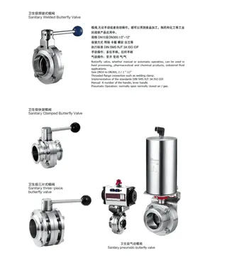 Sanitary Welded Butterfly Valve