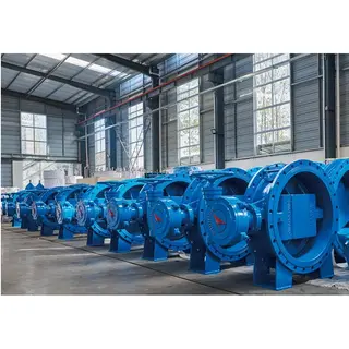 Triple Eccentric Butterfly Valve, WCB, LCB, CF8M, DN100-DN4000