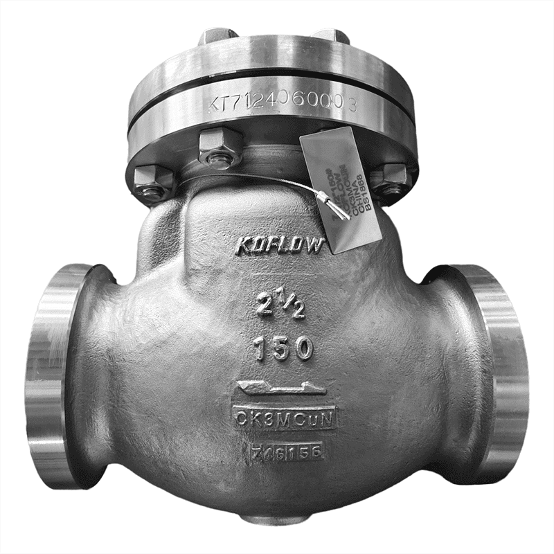 API 598 Tilting Disc Check Valve, CK3MCuN, 2-1/2 IN, CL150 LB