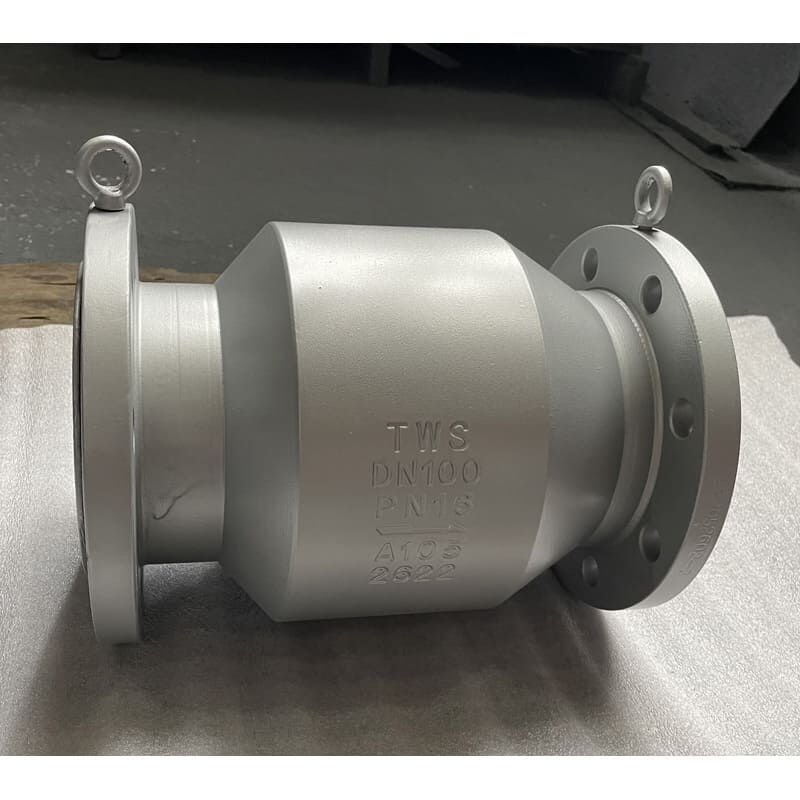 Axial Flow Check Valves, ASTM A105, 4 Inch, CL150, API 598