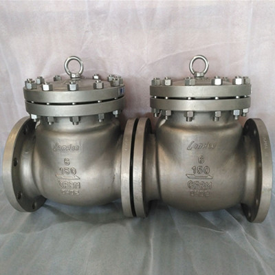Flanged Swing Check Valve, ASTM A351 CF8M, PN20, DN150